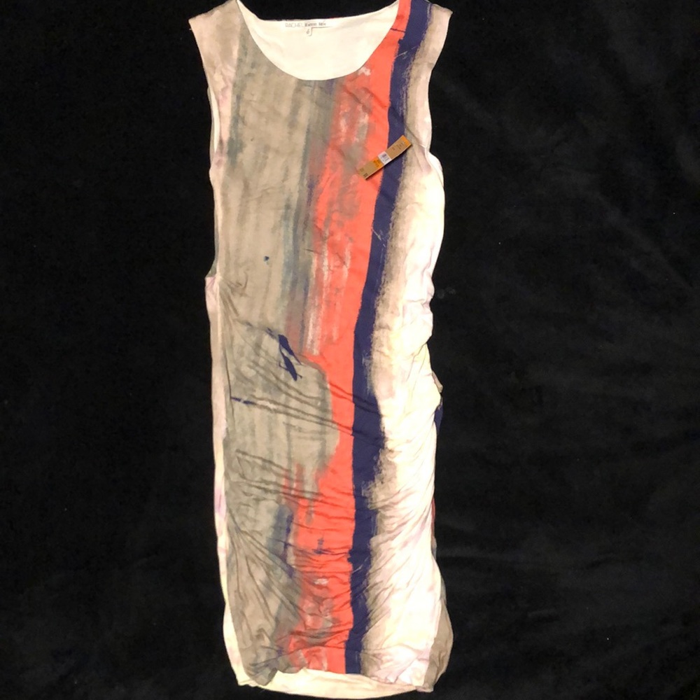 Colorful Rouched Dress
